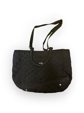 Women’s Vera Bradley Signature Large Black Quilted Crossbody Tote